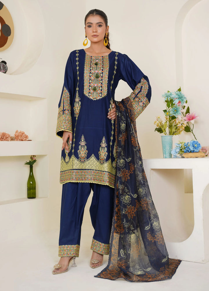 Threads And Weaves Pret Embroidered Lawn 3 Piece Suit RTWL25208
