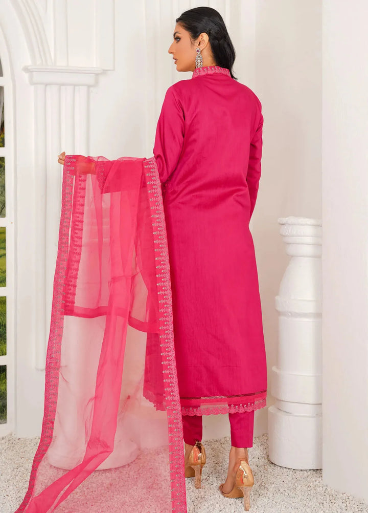 Threads And Weaves Pret Embroidered Viscose 3 Piece Suit RTWV24105