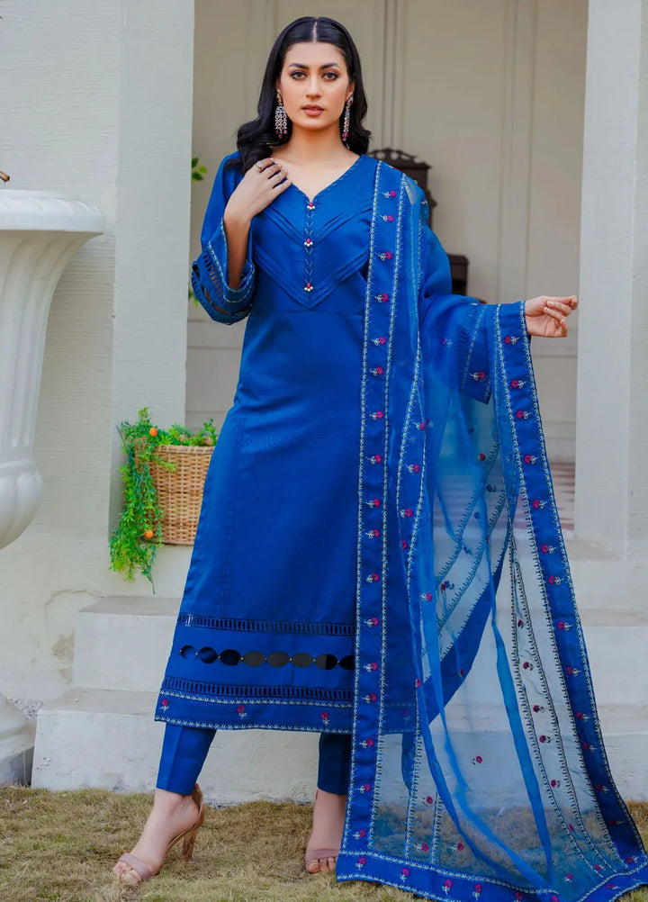 Threads And Weaves Pret Embroidered Viscose 3 Piece Suit RTWV24107