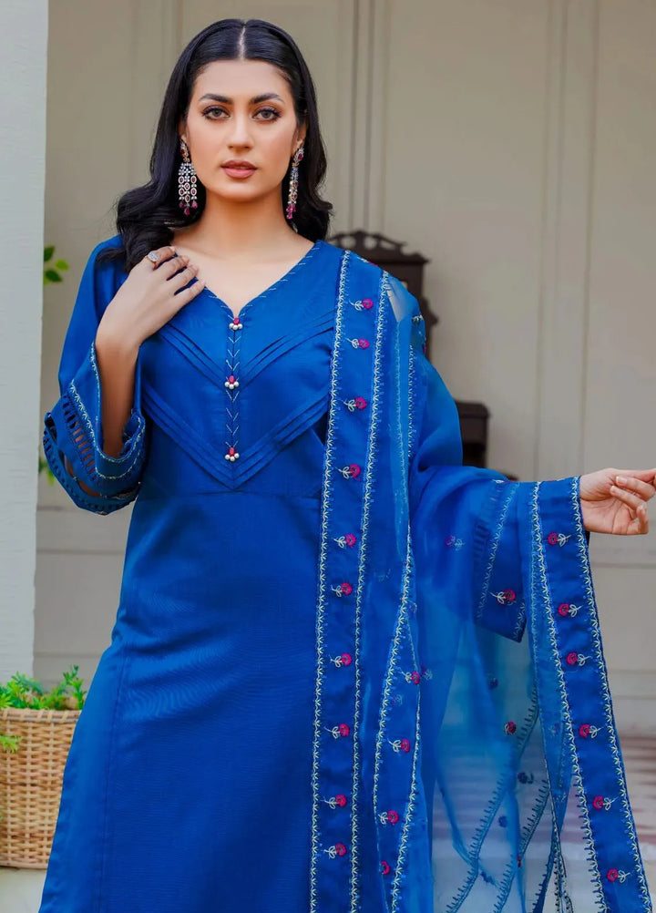 Threads And Weaves Pret Embroidered Viscose 3 Piece Suit RTWV24107