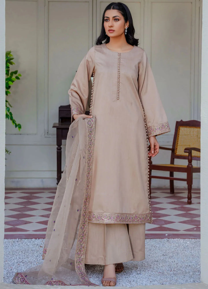 Threads And Weaves Pret Embroidered Viscose 3 Piece Suit RTWV24108