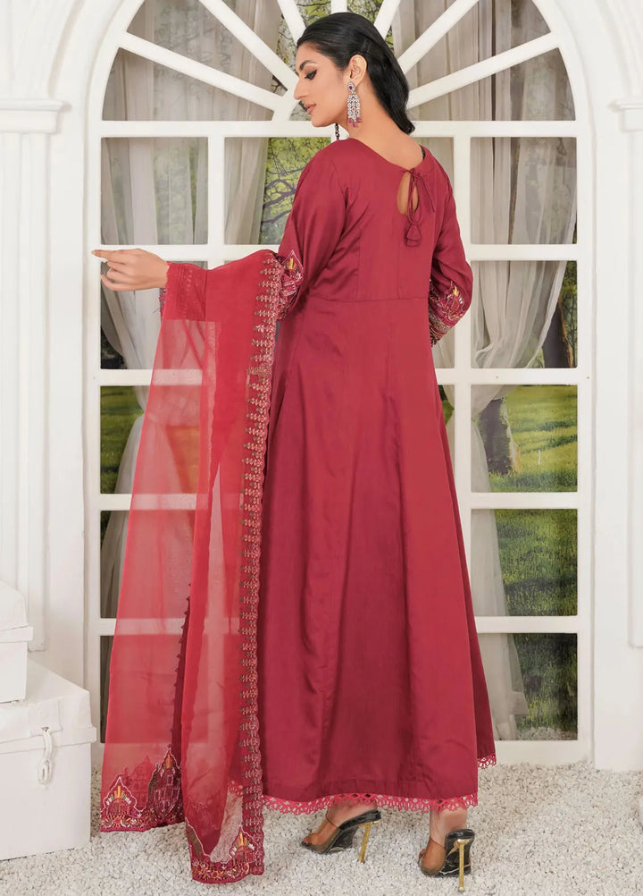 Threads And Weaves Pret Embroidered Viscose 3 Piece Suit RTWV24109