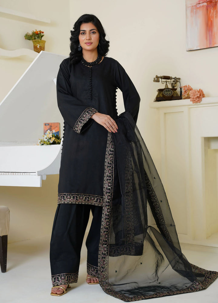 Threads And Weaves Pret Embroidered Viscose 3 Piece Suit RTWV25108