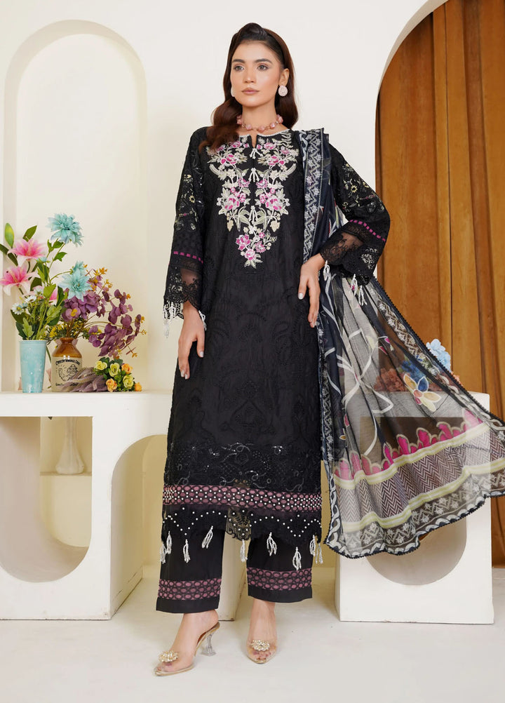 Threads And Weaves Pret Embroidered Viscose 3 Piece Suit RTWV25111