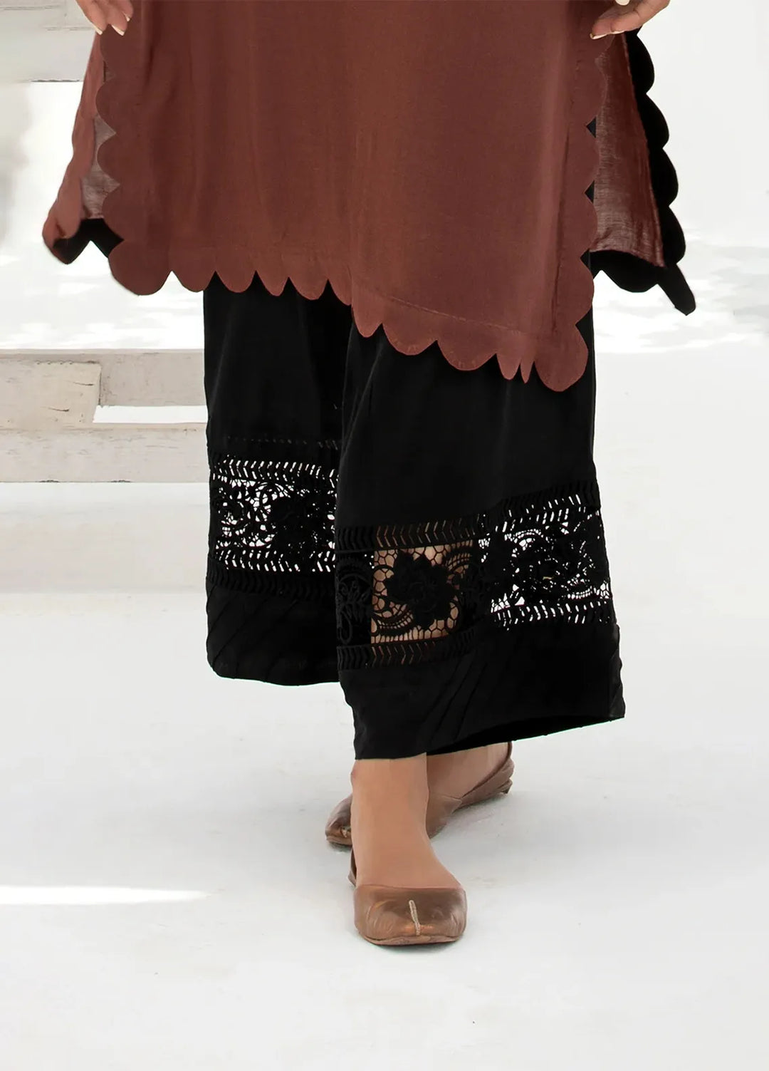 Threads By Ameerah Usman Pret Casual Cotton Trouser Hugo