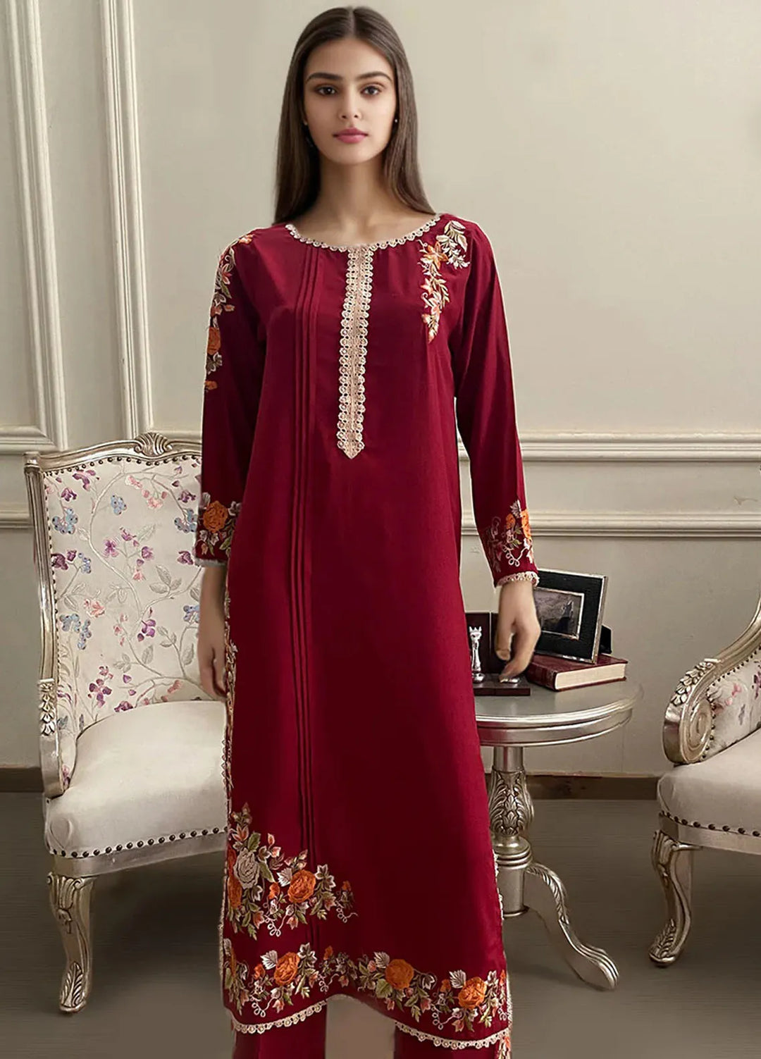 Threads & Motifs Pret Crepe 2 Piece Suit 9220