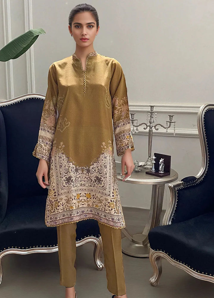 Threads & Motifs Pret Embroidered Viscose Silk 2 PIece Suit 9226