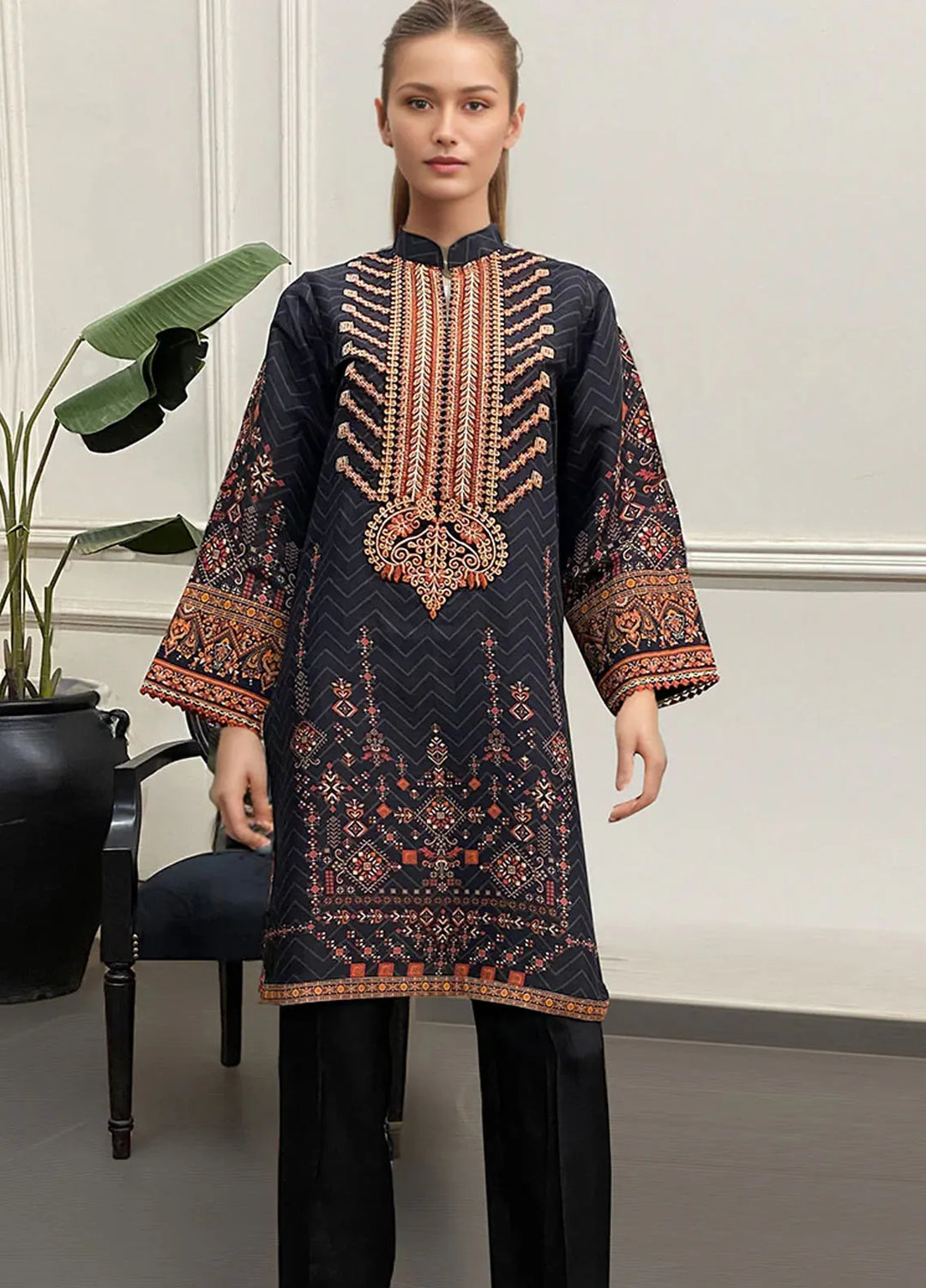 Threads & Motifs Pret Viscose 2 Piece Suit 9081