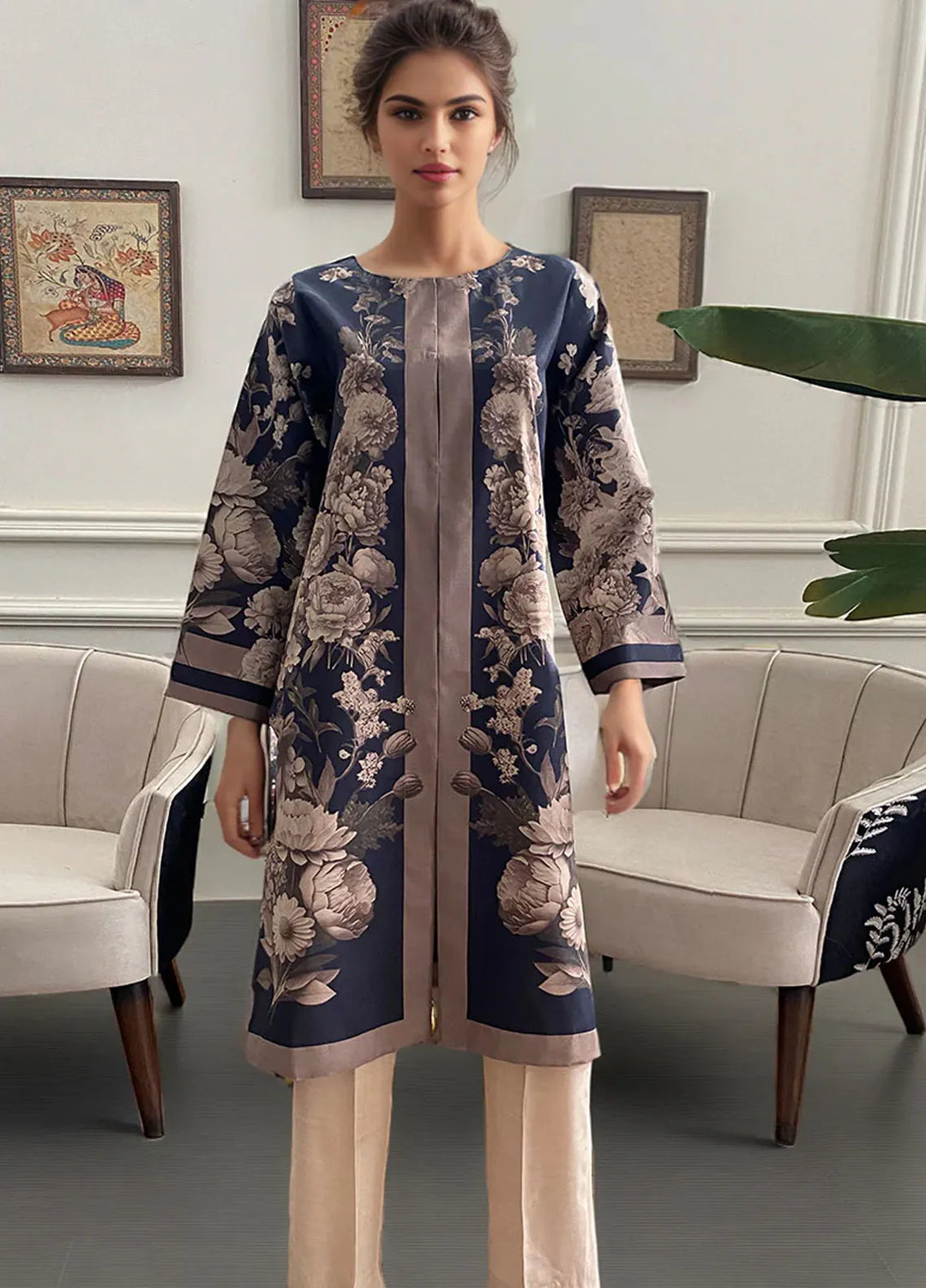 Threads & Motifs Pret Viscose 2 Piece Suit 9156