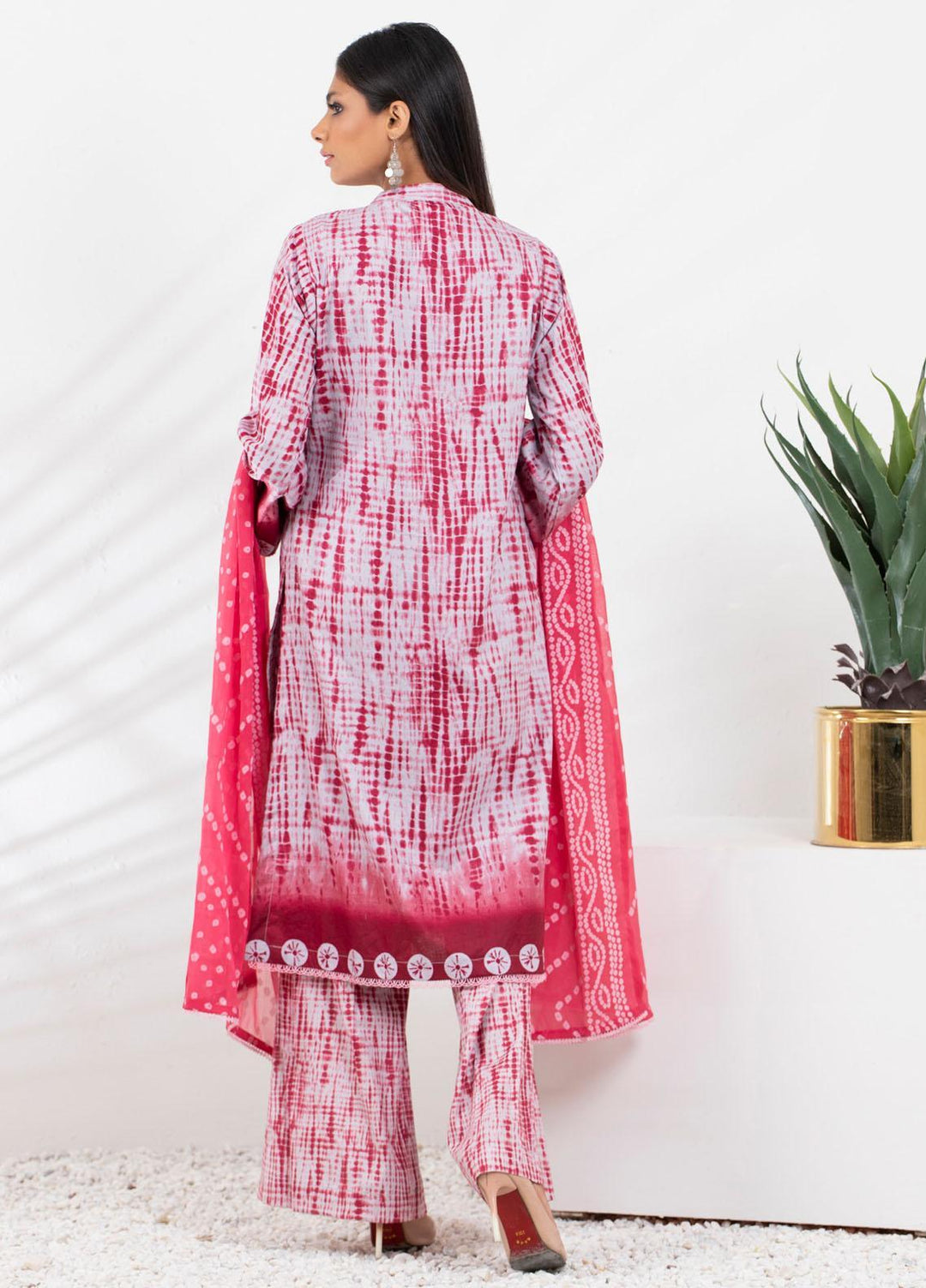 Tie & Die by ZS Textiles  Cotton Suits Unstitched 3 Piece ZS21TD-2 D-02 - Winter Collection