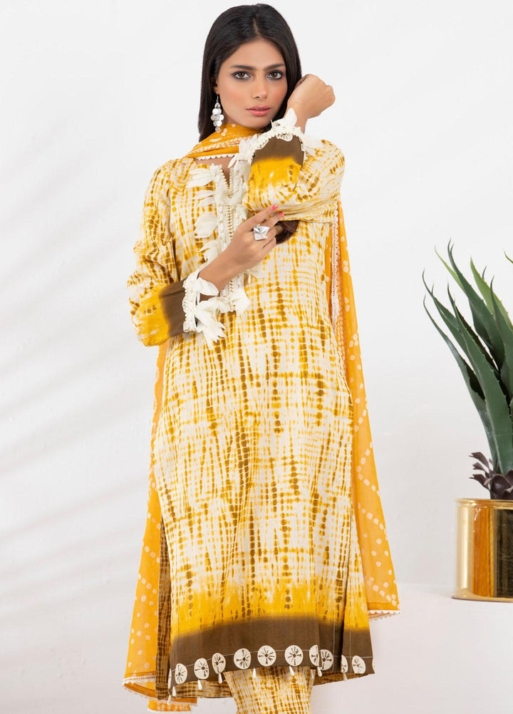 Tie & Die by ZS Textiles  Cotton Suits Unstitched 3 Piece ZS21TD-2 D-05 - Winter Collection