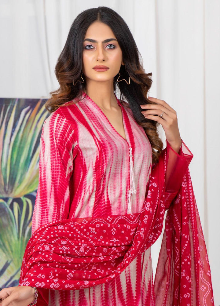 Tie & Dye by ZS Textiles  Cotton Suits Unstitched 3 Piece ZS21TD D-07 - Winter Collection