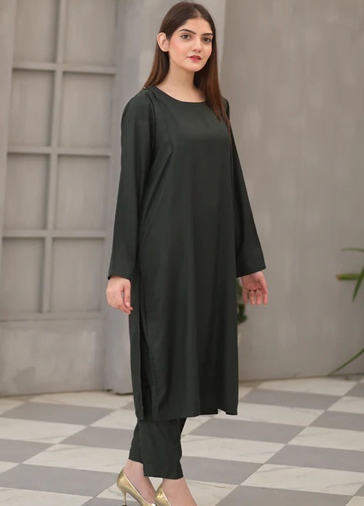 TNG Pret Plain Blended Cotton 2 Piece Suit Aina