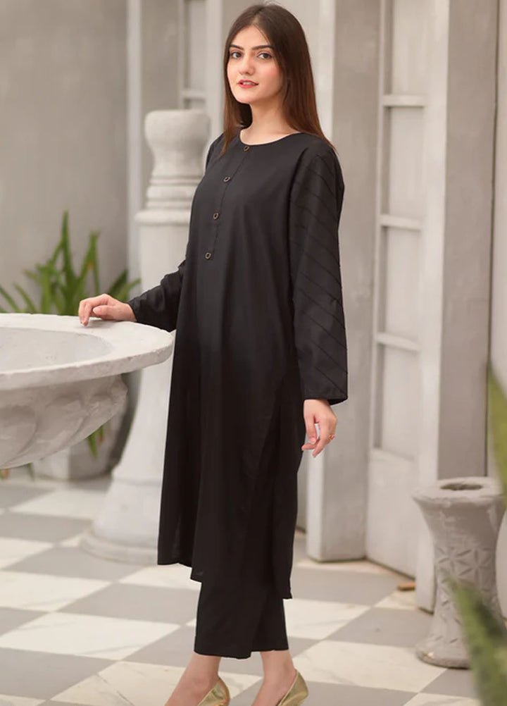 TNG Pret Plain Blended Cotton 2 Piece Suit Ansha