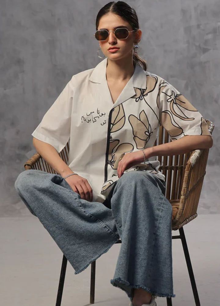 TNG Pret Printed Cambric Cotton Shirt Aashna