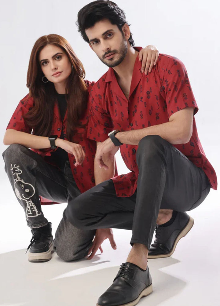 TNG Pret Printed Cambric Cotton Shirt Afsana