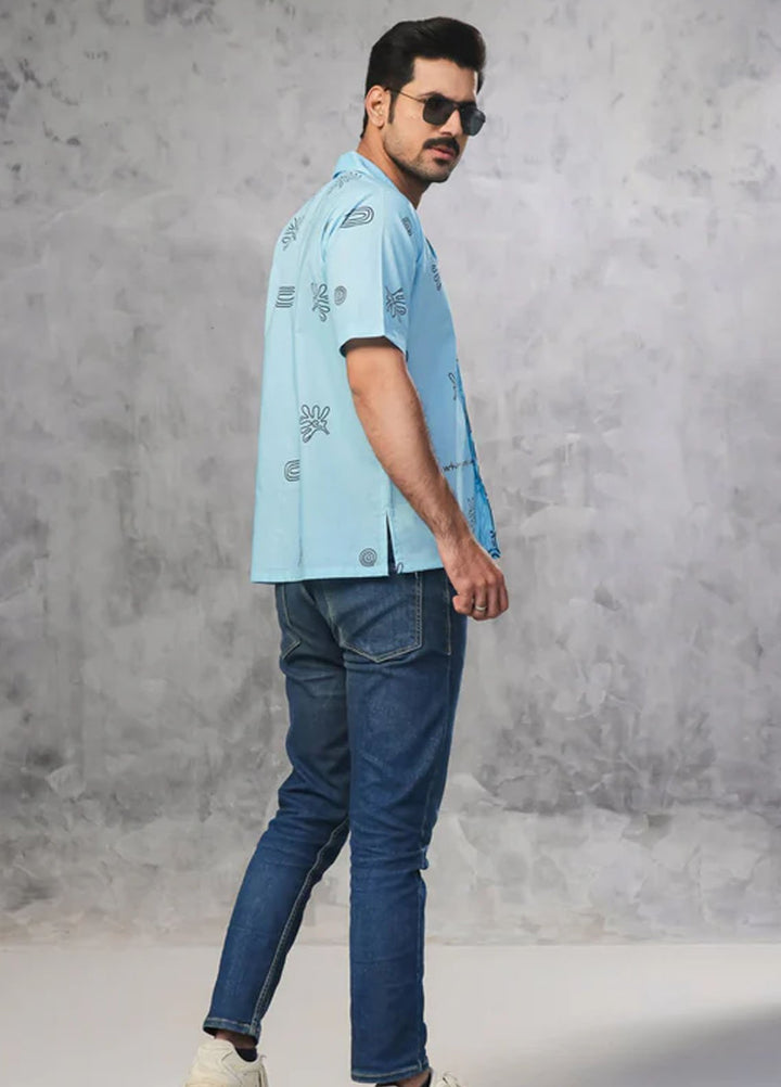 TNG Pret Printed Cambric Cotton Shirt Muntazir