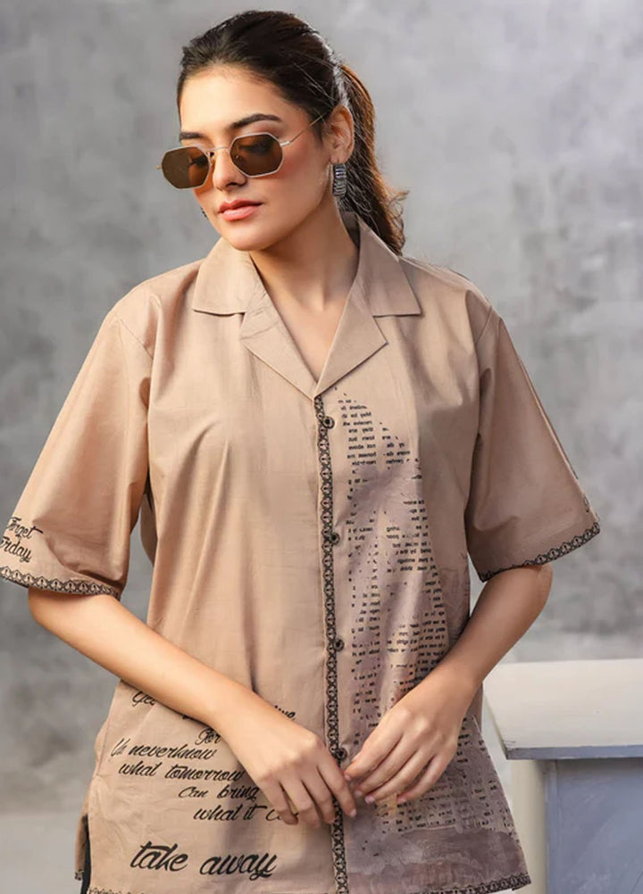 TNG Pret Printed Cambric Cotton Shirt Shiddat