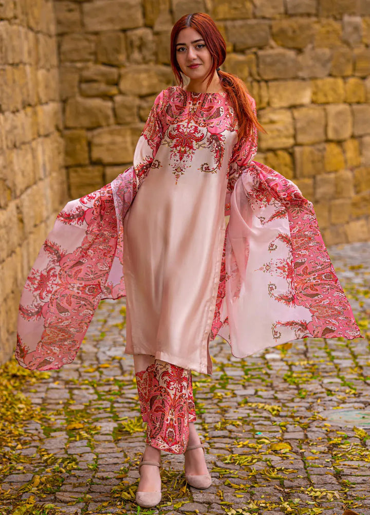 TNG Pret Printed Silk 3 Piece Suit Alyana