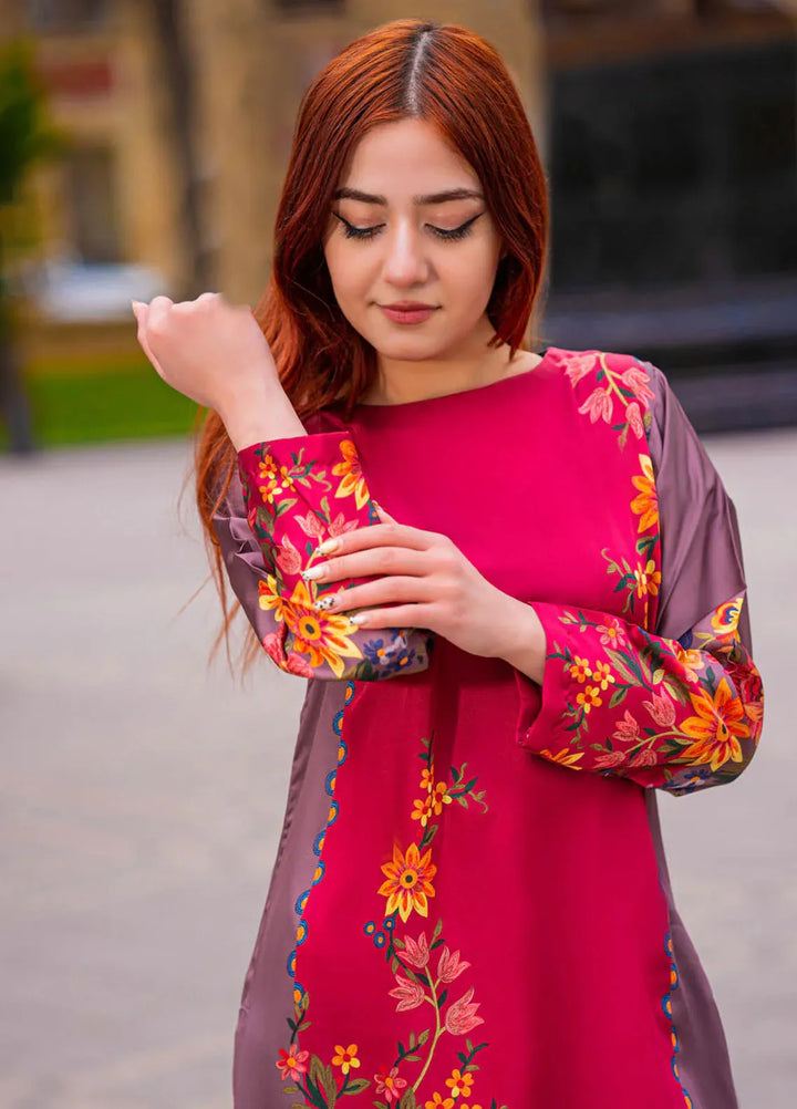 TNG Pret Printed Silk 3 Piece Suit Arwaa