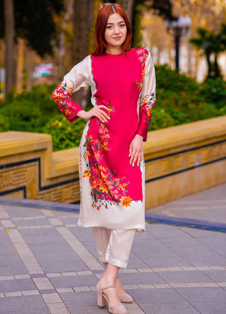 TNG Pret Printed Silk 3 Piece Suit Eevaa