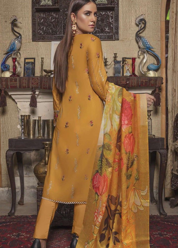 Tohfa by Riaz Arts Embroidered Lawn Suits Unstitched 3 Piece RA21T 03 - Summer Collection