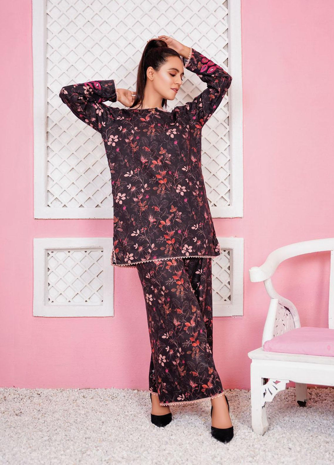 Top Notch Casual Pret Khaddar 2 Piece Suit TN22RP CO-06