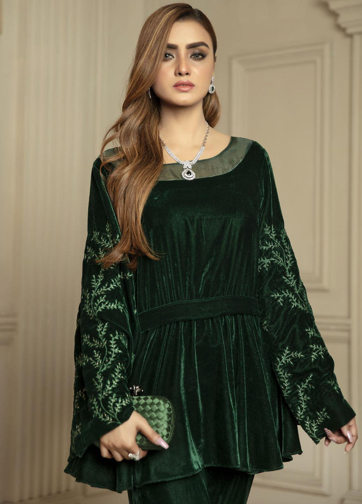 Top Notch Pret Signature Velvet 2 Piece TNH21V Emerald