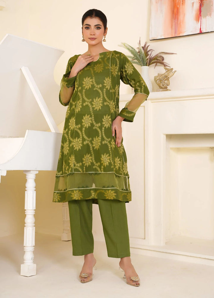 Tosheeza Saith Pret Embroidered Lawn 2 Piece Suit Olviera