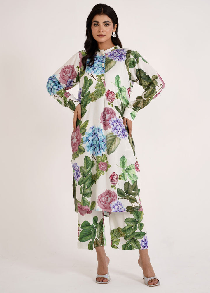Tosheeza Saith Pret Printed Linen 2 Piece Suit CO-GR-1