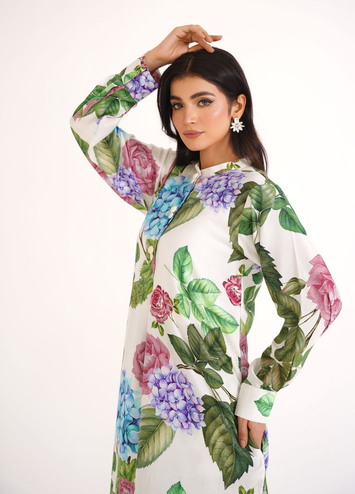 Tosheeza Saith Pret Printed Linen 2 Piece Suit CO-GR-1
