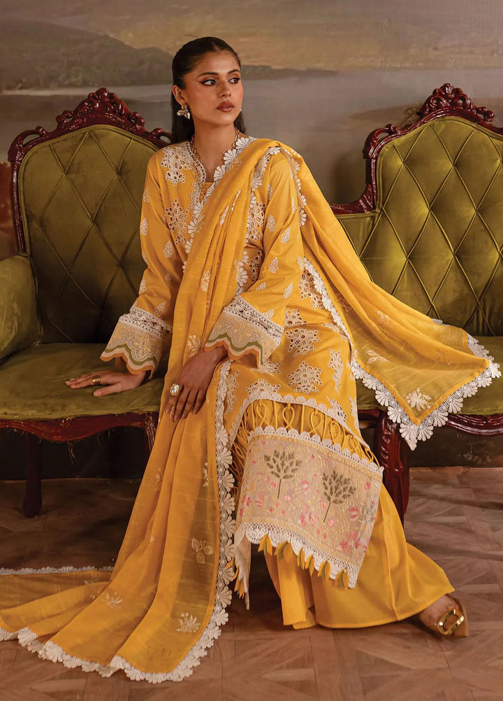 Twilight by Mahnur Embroidered Lawn Suits Unstitched 3 Piece MN25T D-06A Zenia - Summer Collection