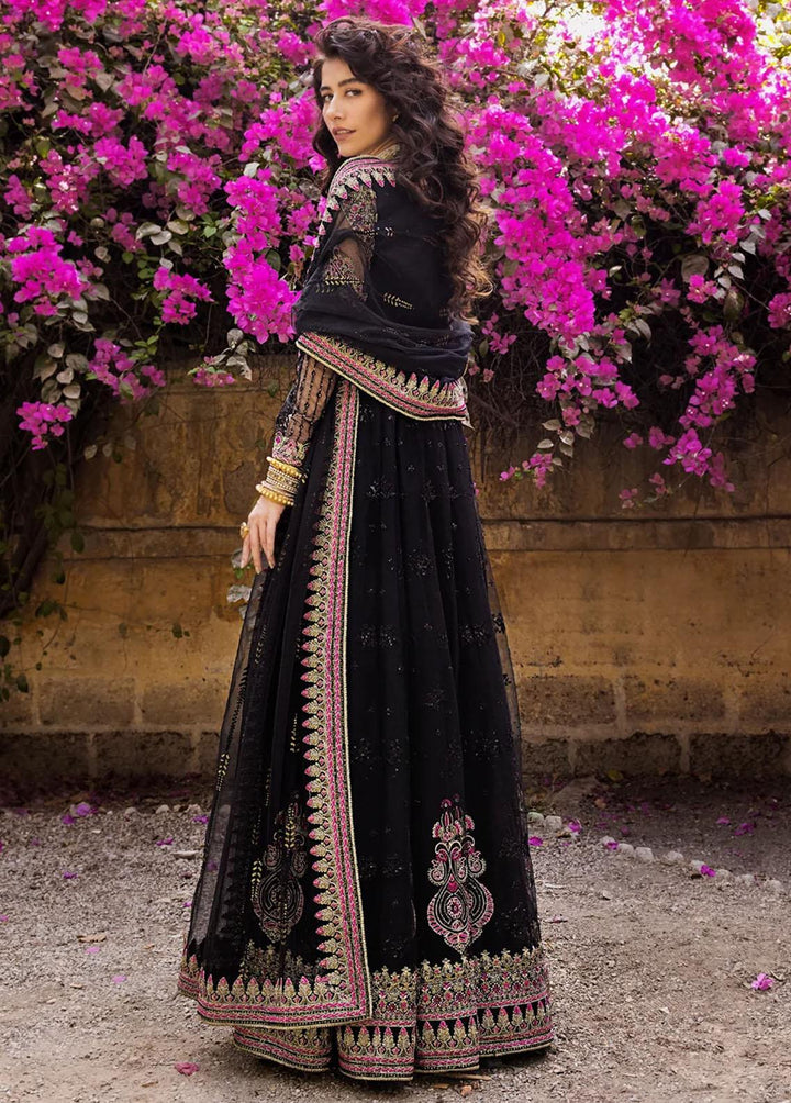 Umaima By Erum Khan Embroidered Net Suits Unstitched 4 Piece EK23U MAHJABEEN - Eid Collection