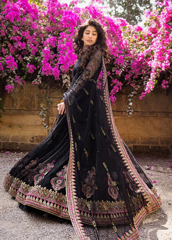 Umaima By Erum Khan Embroidered Net Suits Unstitched 4 Piece EK23U MAHJABEEN - Eid Collection