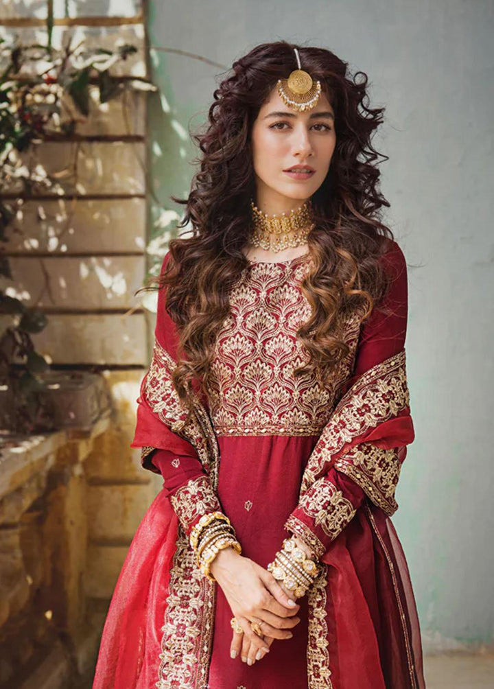 Umaima By Erum Khan Embroidered Raw Silk Suits Unstitched 3 Piece EK23U RUMMAISA - Eid Collection