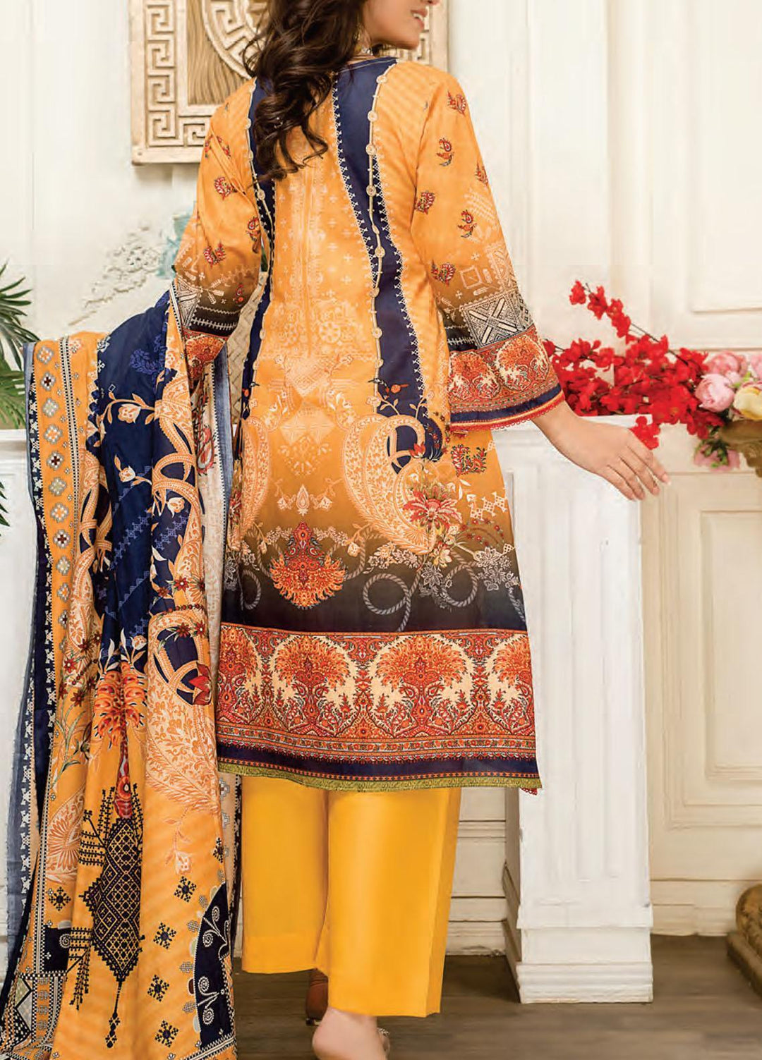 Universal By Sitara Printed Lawn Suits Unstitched 3 Piece SIT22US D-60 - Summer Collection