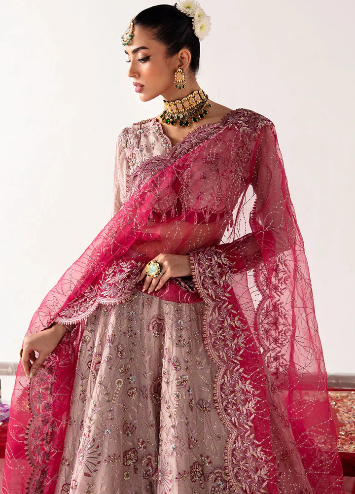 Unkahi Baaten By Jamnii Embroidered Chiffon Unstitched Suits 3 Piece JMN25UB Nureh - Festive Collection