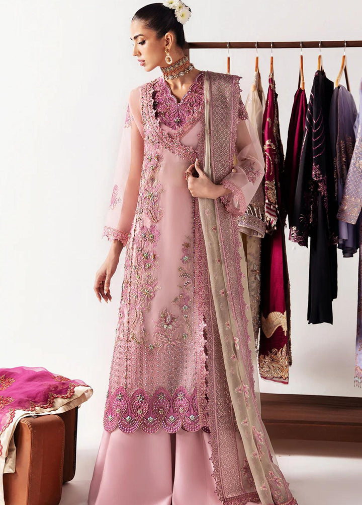 Unkahi Baaten By Jamnii Embroidered Organza Suits Unstitched 3 Piece JMN23UB Elnaz - Festive Collection