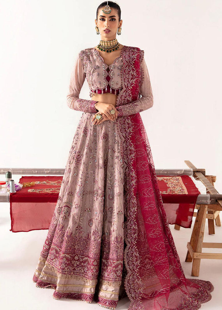 Unkahi Baaten By Jamnii Embroidered Chiffon Suits Unstitched 3 Piece JMN23UB Nureh - Festive Collection