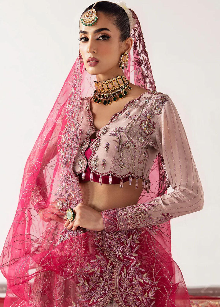 Unkahi Baaten By Jamnii Embroidered Chiffon Suits Unstitched 3 Piece JMN23UB Nureh - Festive Collection