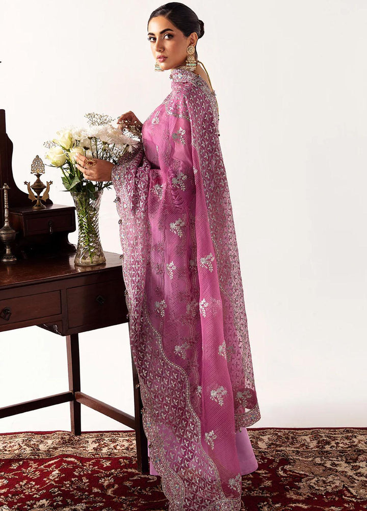 Unkahi Baaten By Jamnii Embroidered Chiffon Suits Unstitched 3 Piece JMN23UB Ruya - Festive Collection