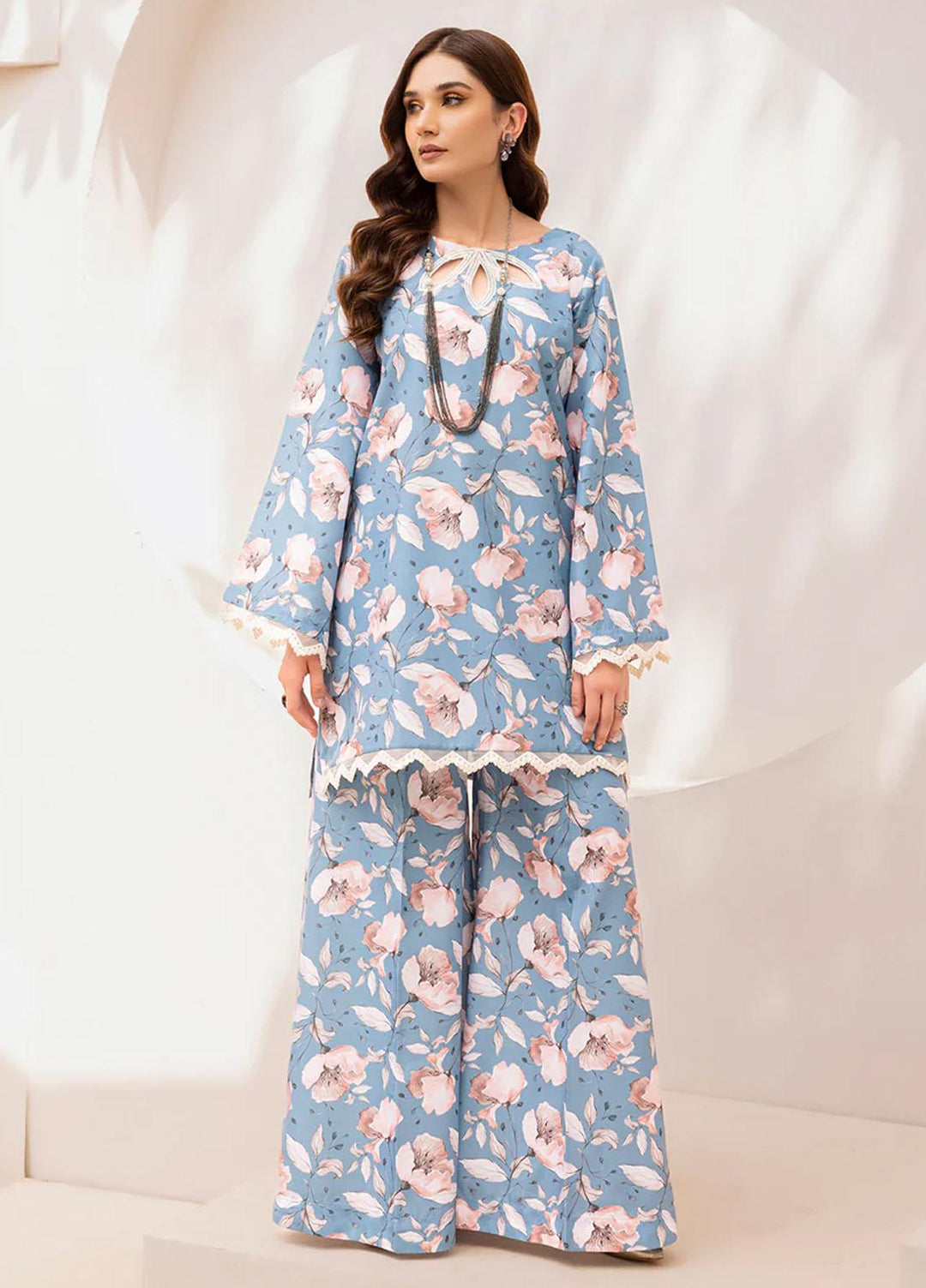 Mohagni Pret Embroidered Lawn 2 Piece Suit PLS-34