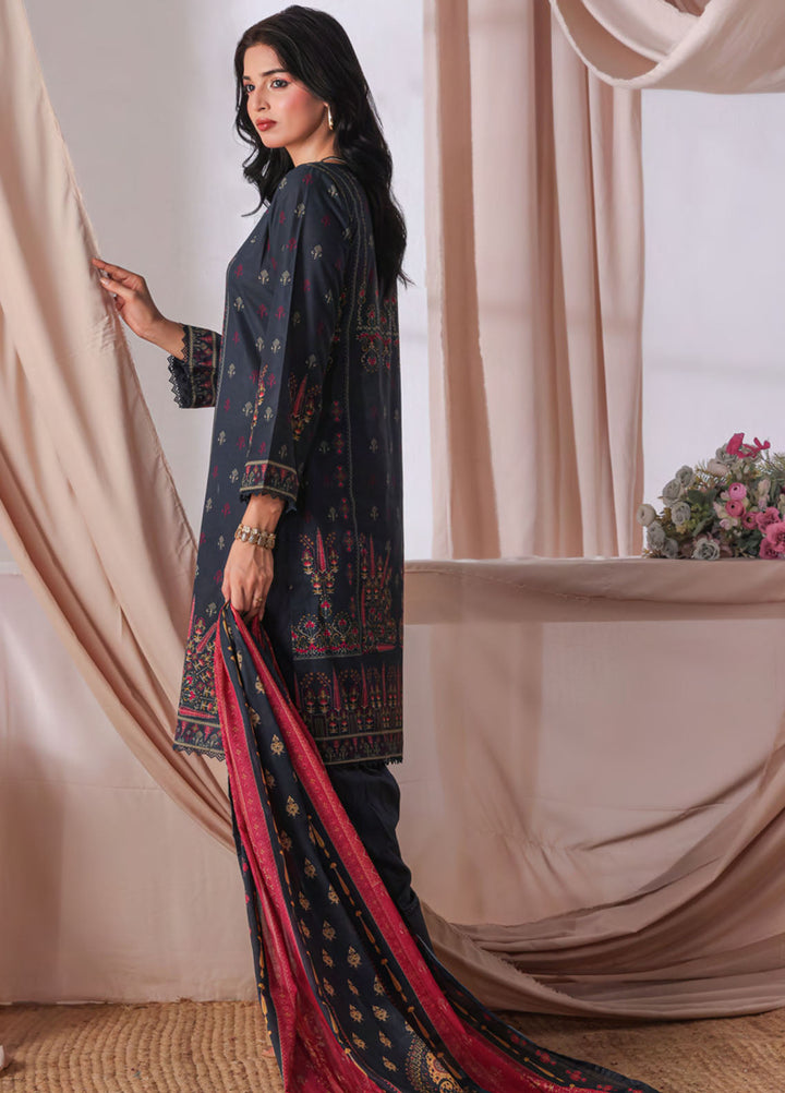 Urbane By Saphron Pret Printed Lawn 3 Piece Suit D-01