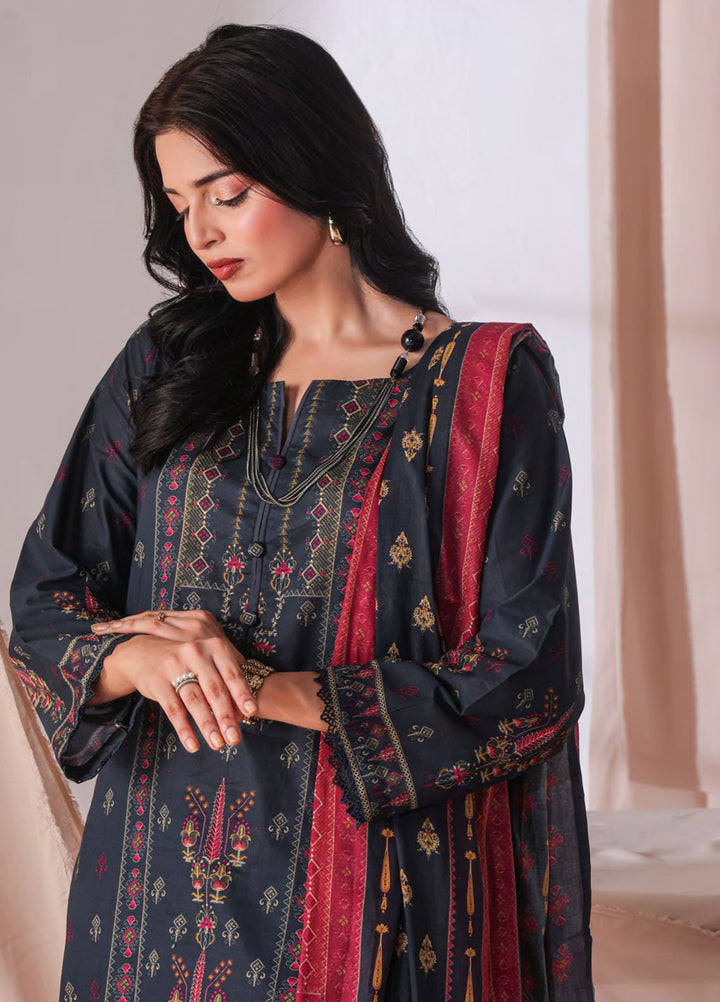 Urbane By Saphron Pret Printed Lawn 3 Piece Suit D-01