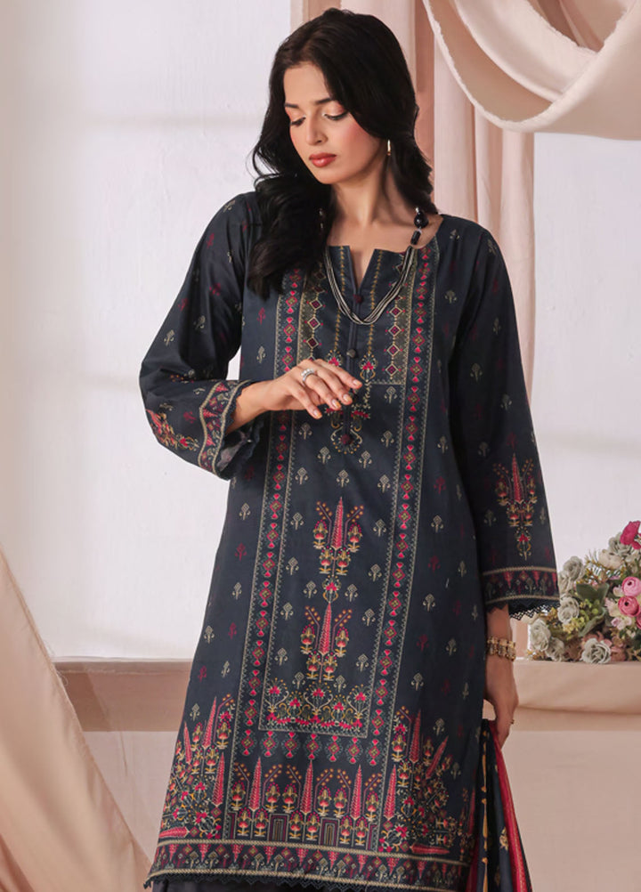 Urbane By Saphron Pret Printed Lawn 3 Piece Suit D-01