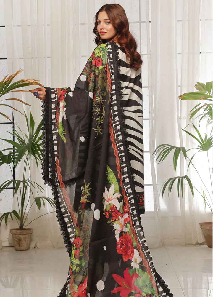 Urbane By Saphron Pret Printed Lawn 3 Piece Suit D-03