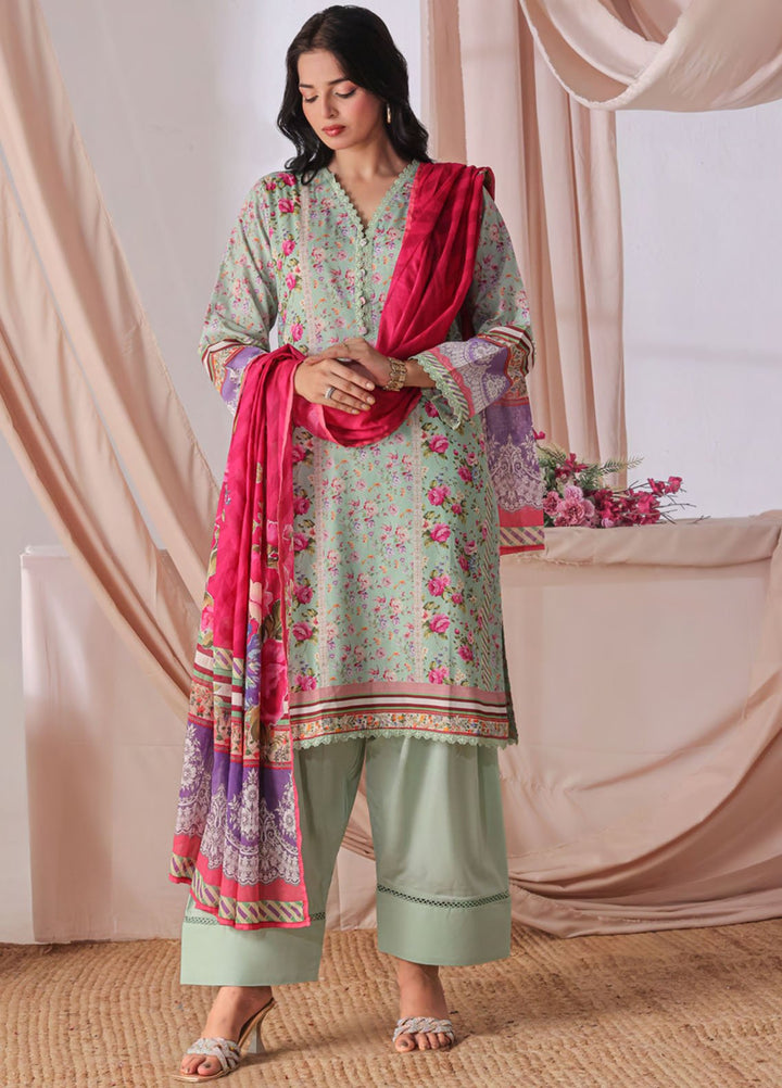 Urbane By Saphron Pret Printed Lawn 3 Piece Suit D-08