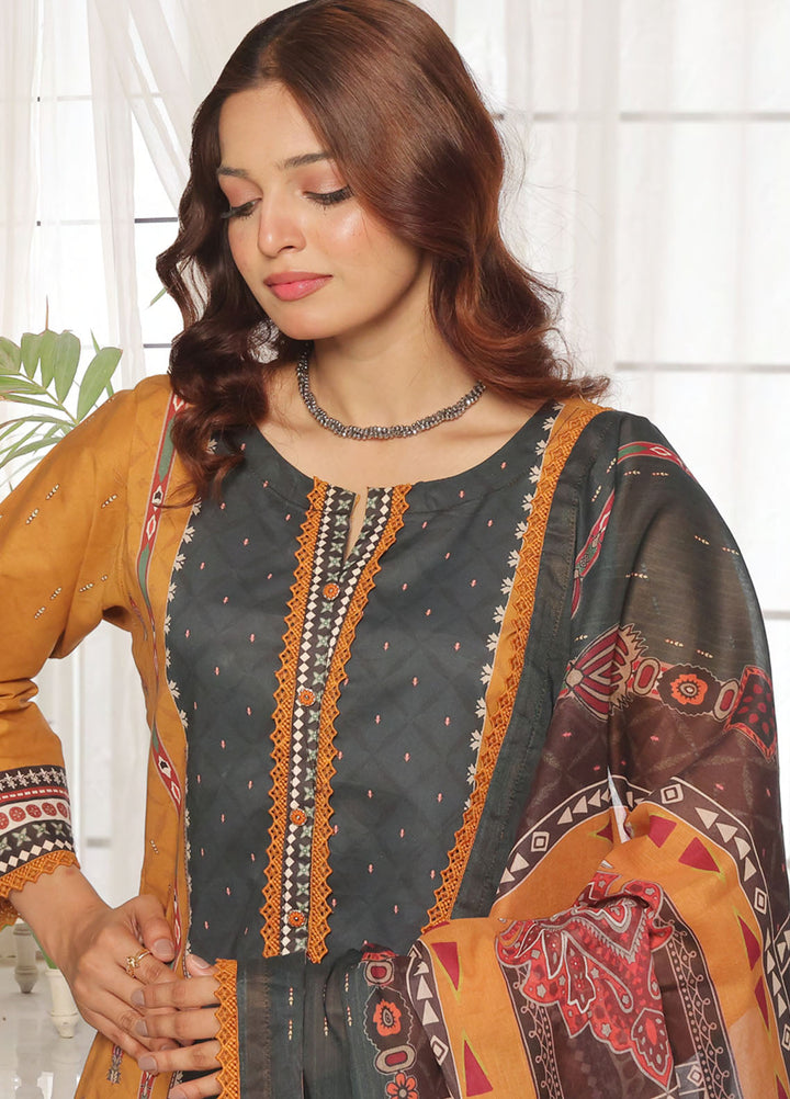 Urbane By Saphron Pret Printed Lawn 3 Piece Suit D-09