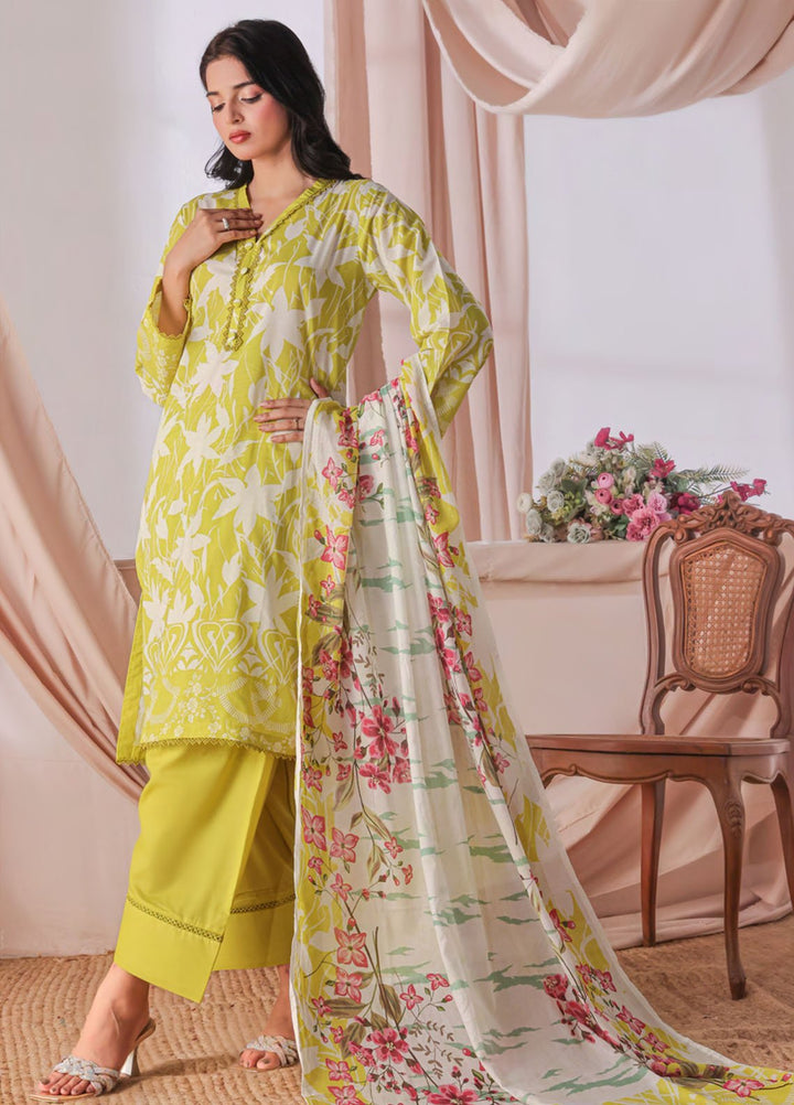 Urbane By Saphron Pret Printed Lawn 3 Piece Suit D-10