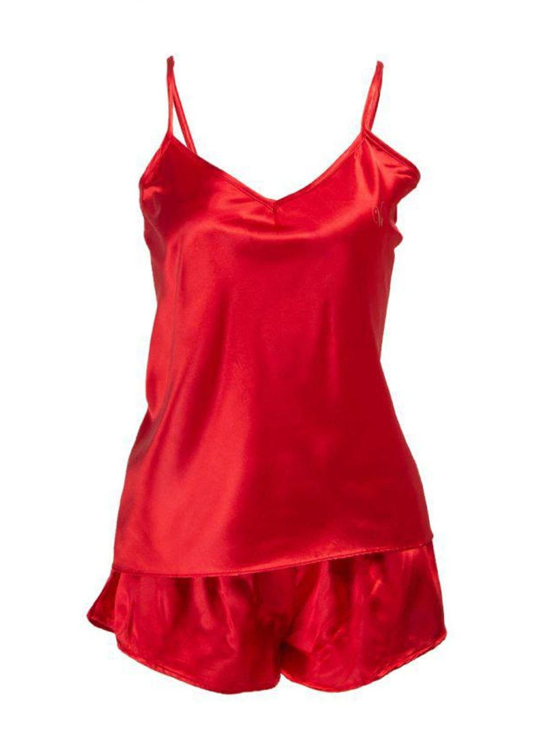 Valerie Night Wear  Satin Cami Set CAM 01 RD